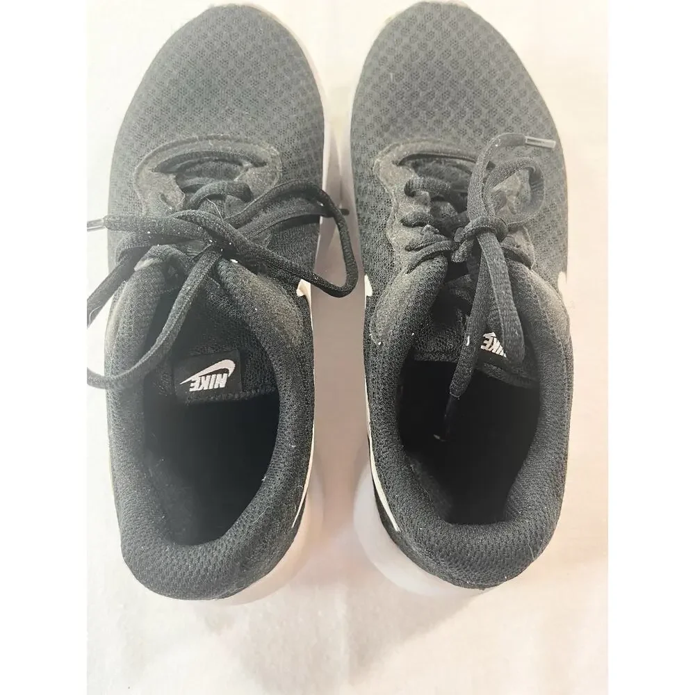 Nike Tanjun Sneakers, Black & White, Kids Size 3Y